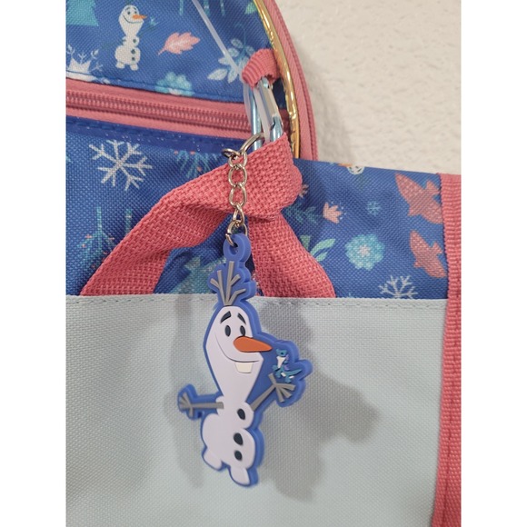 Disney Frozen Backpack Anna Elsa Kids School Travel Bag‎ New Charm Lunch Bag #7 - Picture 2 of 4
